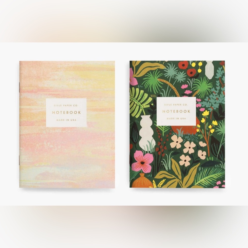New! Rifle Paper Co. Notepad & Mini Notebook Set - Picture 6 of 8